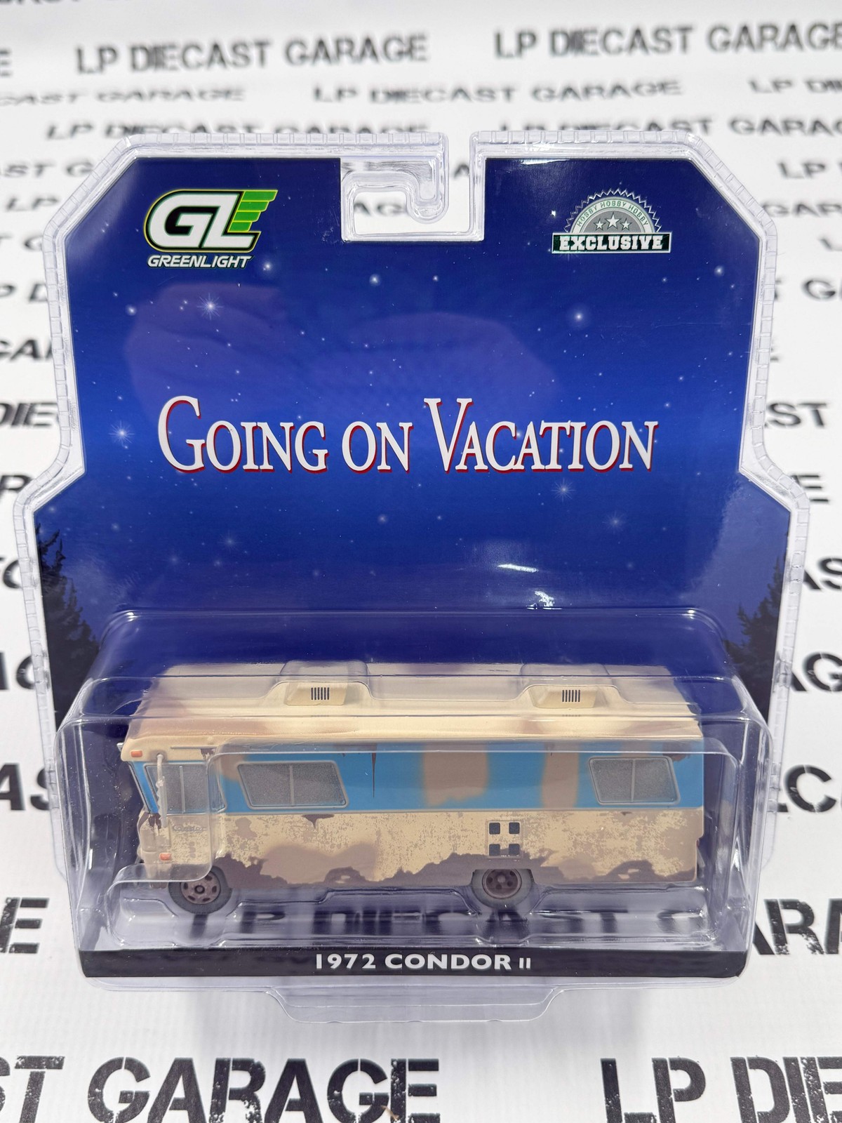 GREENLIGHT 1972 Condor II Motorhome 1:64 Diecast Christmas Vacation