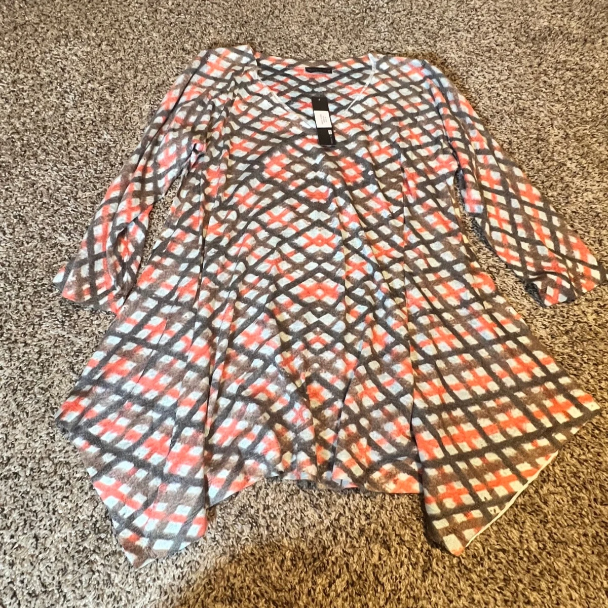 Top Nally & Millie Resort-wear - Manches Courtes, Taille Unique, Blanc, Knit, Fait Aux USA
