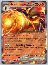 Armarouge ex 027/182 Double Rare Paradox Rift Pokemon Holo Near Mint