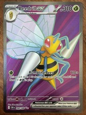 Beedrill EX - 98/86 - Chaos Rising - Secret/Ultra Rare - Full Art - Holo - NM