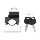 Universal 22 mm to 25 mm Handlebar Anti-Theft Helmet Lock Security Lock