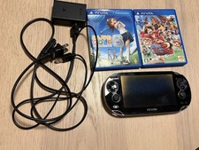 PS Vita PCH-1000 Black w/ 16GB & 2 Games OLED