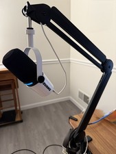 Shure MV7 Plus Podcast Microphone, InnoGear Mic Boom Arm - Bundle Near Mint