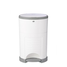 Diaper Dekor EKO Classic Diaper Pail White Recycled Hands-Free