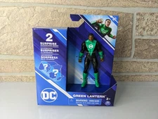 DC Spin Master Green Lantern 4" Figure with 2 Surprise Accessories MIB