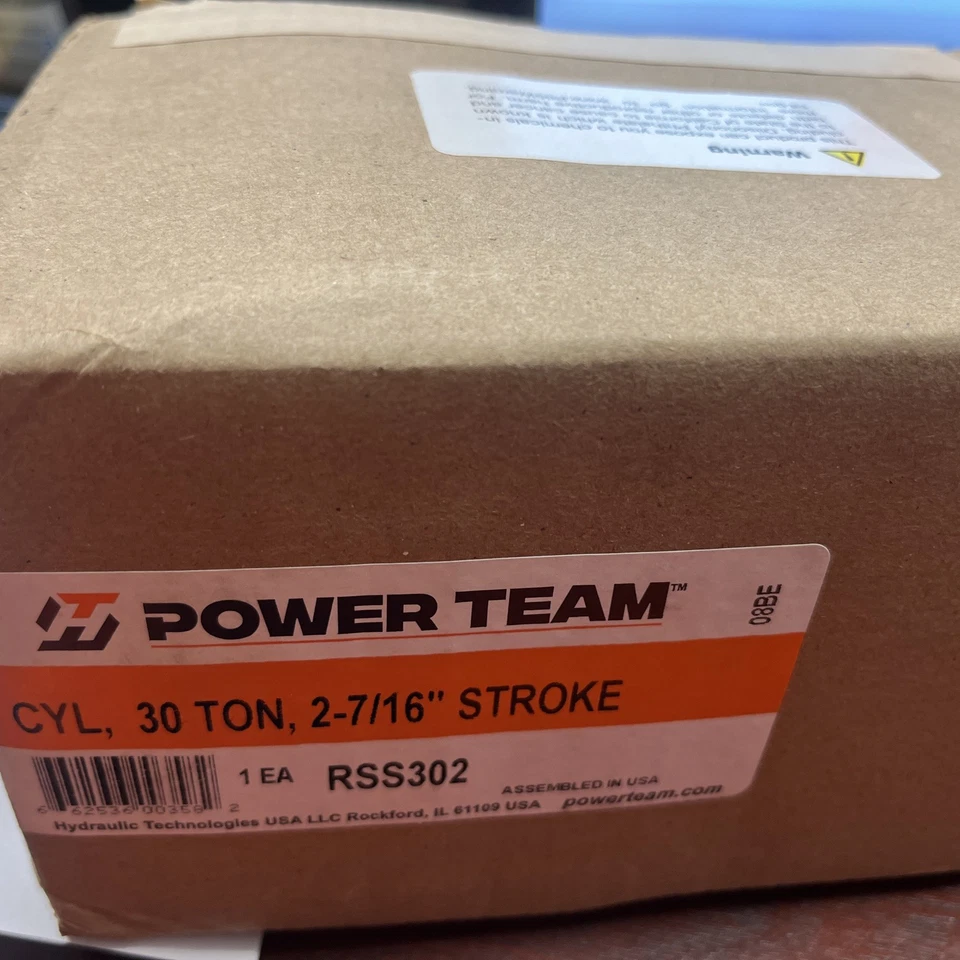 SPX Power Team RSS302 Cylinder 30 Ton 2-7/16" - Image 2 of 2