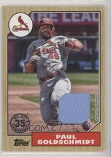 2022 Topps Series 1 1987 Topps Baseball Relics Paul Goldschmidt #87R-PG 7kj