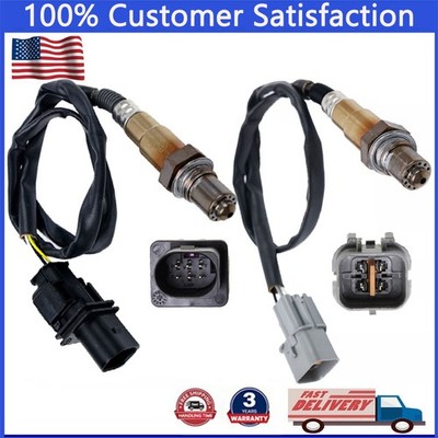 2PCS Up+Downstream Oxygen O2 Sensor For Kia Rio Hyundai Accent 234-5055 234-4568