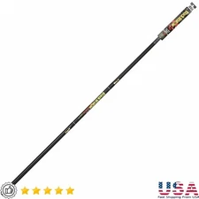 13ft Telescopic Fishing Pole Black Widow Rig Ready Crappie Panfish Sunfish Catch