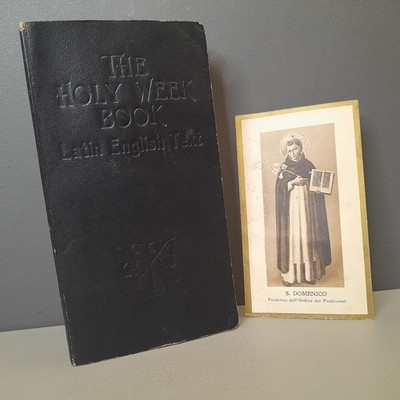 Vintage LATEINISCH ENGLISCH Die Karwoche Taschenbuch Christliches Christentum 