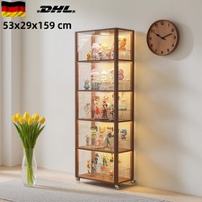 Einzelvitrine Gro&szlig;e Acryl Vitrine 5 Ebenen Standvitrine Sammelvitrine Plexiglas