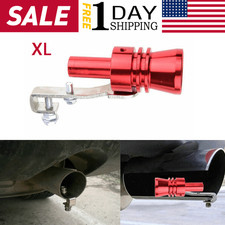 Xl Turbo Sound Whistle Muffler Exhaust Pipe Simulator Whistler Auto Car Red