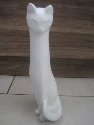 ROSENTHAL - KATZE - 34,2cm - Doris Rückert - Sitzende Katze