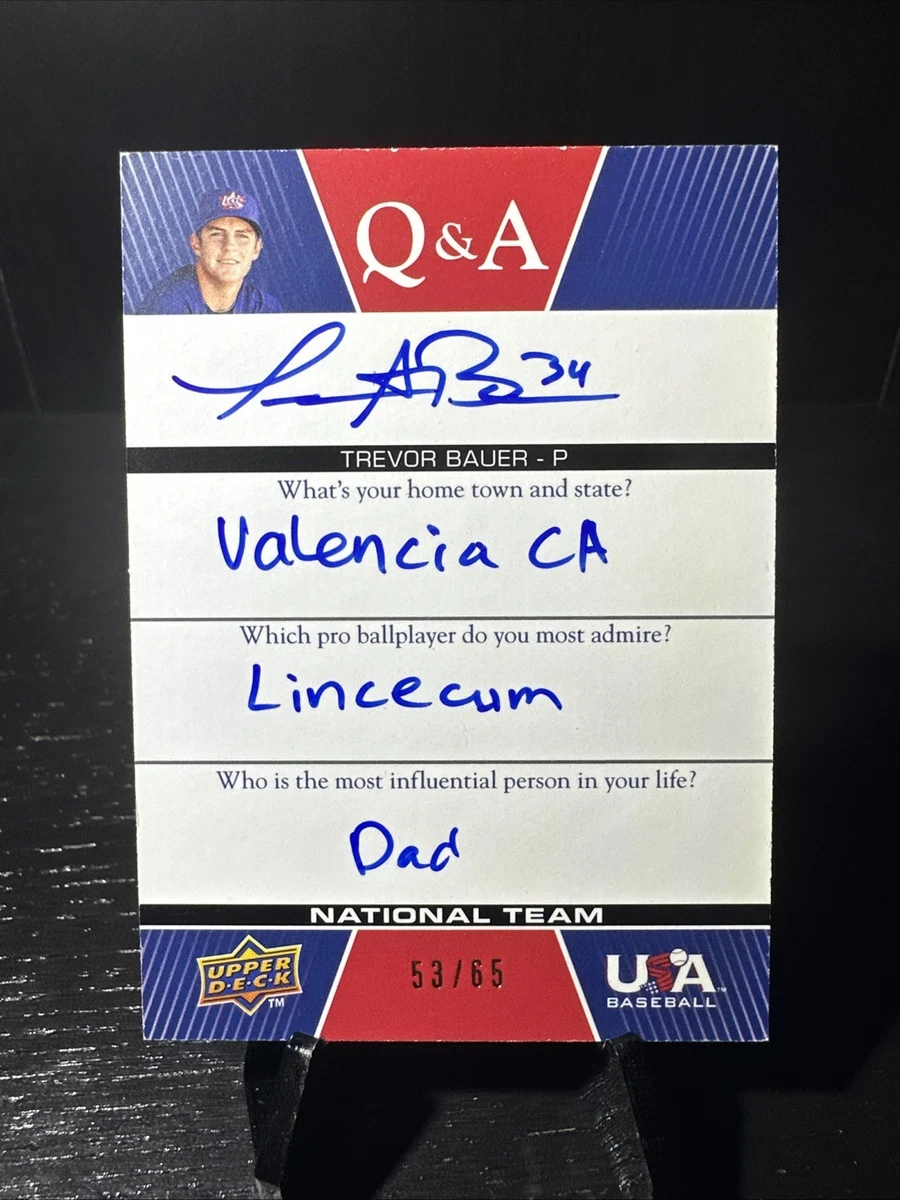 Trevor Bauer Baseball Sports Trading Cards & Accessories Rookie