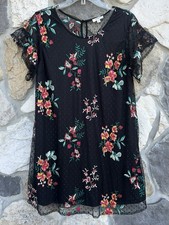 Umgee Babydoll Dress Size M Western Boho Embroidered Dainty Feminine Romantic