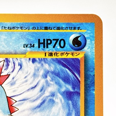 Pokemon Card Old Back Alligators Water Type Japan 159 Retro F/S