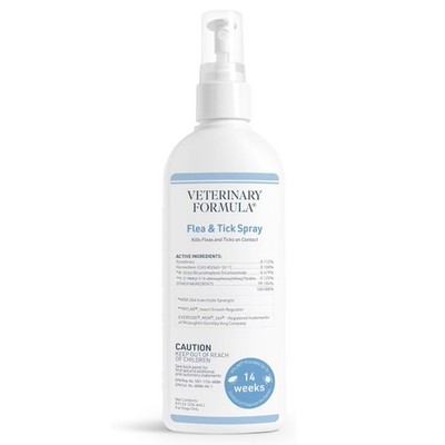 Veterinary Formula FLEA & TICK SPRAY for DOGS | LASTING PROTECTION | WORKS FAST