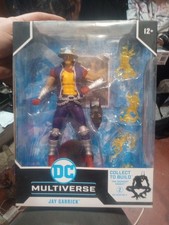 McFarlane DC Multiverse Jay Garrick Speed Metal 7  Figure BAF New Sealed T5