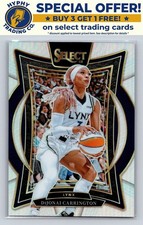 2025 Panini Select WNBA DiJonai Carrington Silver Prizms #68 Minnesota Lynx