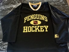 Vintage Starter NHL Men's  XL Pittsburgh Penguins  Hockey Jersey