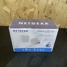 NETGEAR Powerline 200 Nano Network Adapter Kit Model XAVB2101 - Sealed
