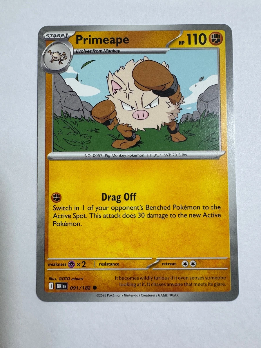 1995 primeape pokemon card value Primeape Pokemon Card for sale