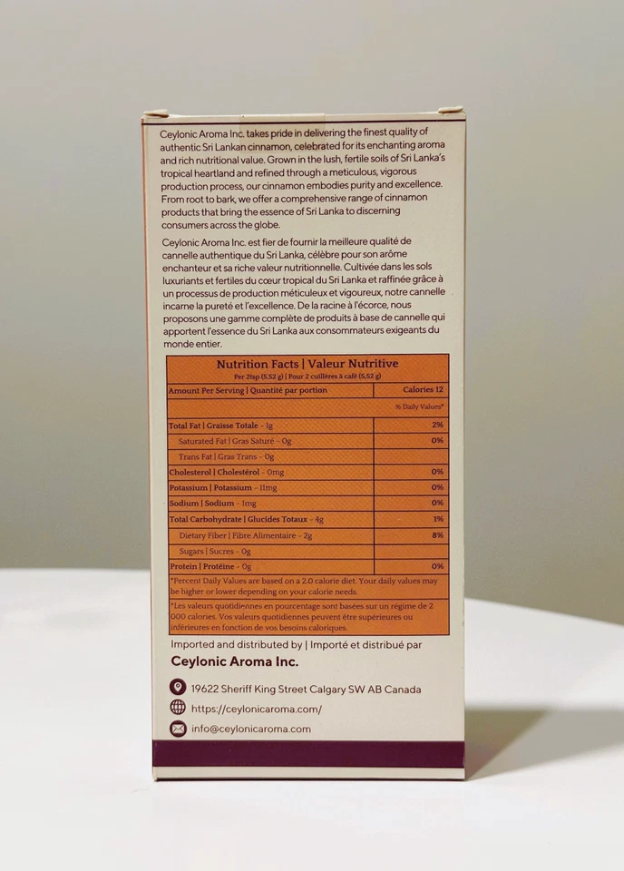 Canela en polvo de Ceilán Foto 3 de 3