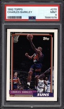 1992 TOPPS CHARLES BARKLEY #270 PHOENIX SUNS / 76ERS HOF SIR CHARLES PSA 9 MINT