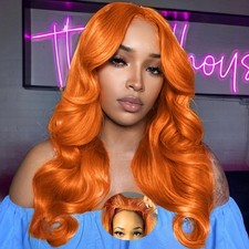 Ginger Glueless Body Wave Bob Wig Human Hair 200 Density 5x5 Hd Lace Closure...