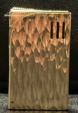 Vintage Cosmic Electronic Butane Gas Lighter Gold Color