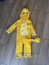 3T Disney The Lion King Simba zip-up coverall costume Pajamas 3 T