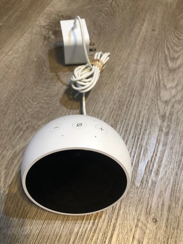 Amazon Echo Spot Smart Alarm Clock W/ Alexa - Black Model VN94DQ Tested - Picture 3 of 9