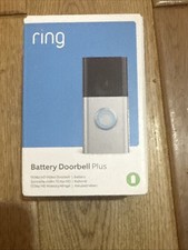 Ring Battery Doorbell Plus 1536p HD WiFi Video Night Vision Camera Satin Nickel