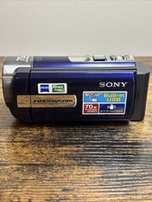 Sony Handycam DCR-SX45 Blue Digital Camcorder Touchscreen