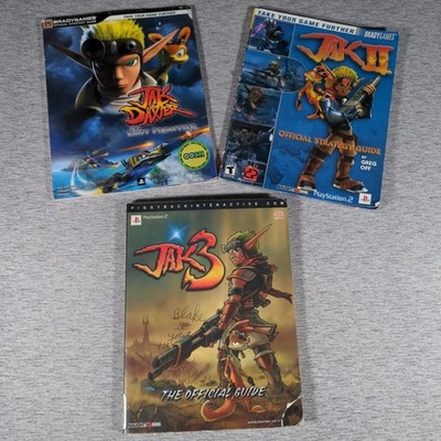 Jak 2, 3, Jak And Daxter The Lost Frontier Lot Strategy Guide Playstation 2 PS2