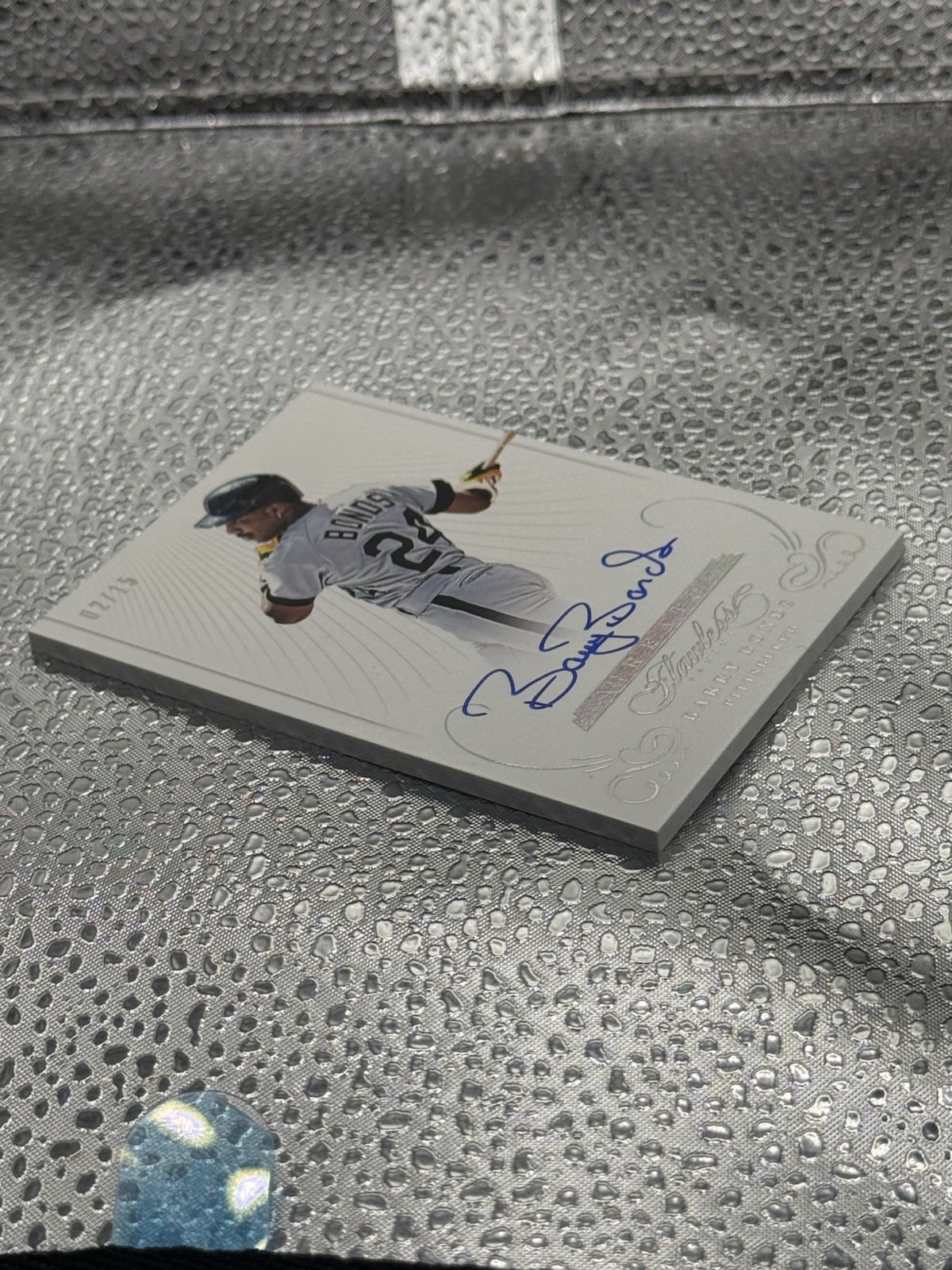 2016 Panini Flawless Barry Bonds Greats Auto /15 view 4