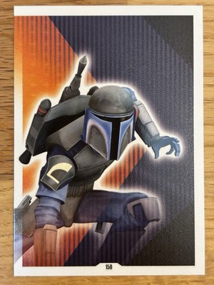 Topps Star Wars Force Attax Serie 1 Mandalorianer Strike Force Nr.150 Clone Wars