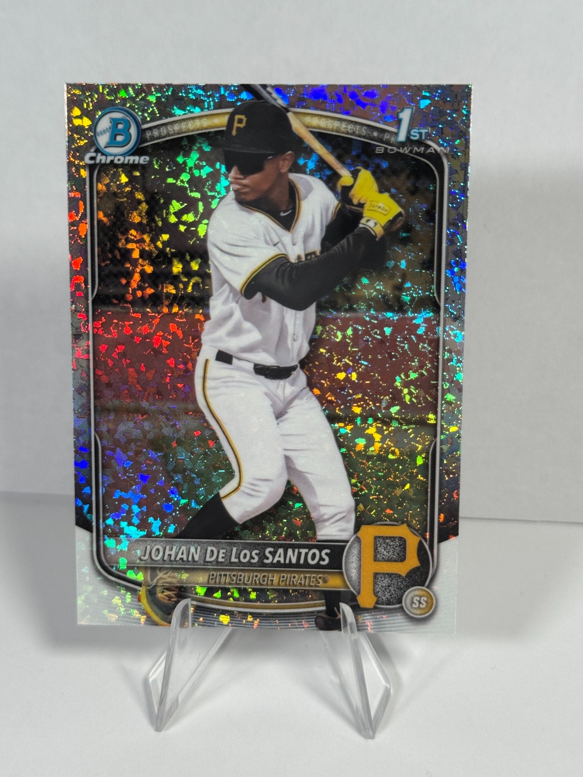 2025 Bowman Chrome JOHAN DE LOS SANTOS Bowman 1st Mini Diamond