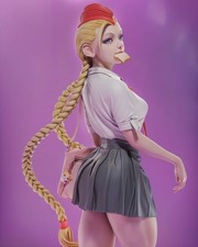 Cammy - Unpainted Model Kit - 3D Printed Resin Figure - 1-10 Scale