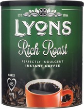 Lyons Rich Roast Instant Coffee Granules Catering Tin 750g