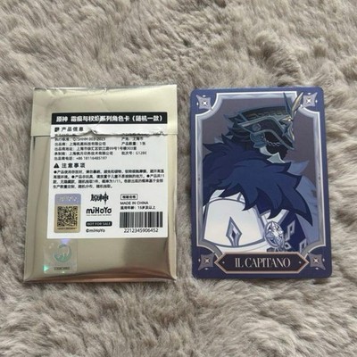 Genshin Impact Frost and Flame Karte Captain Capitano