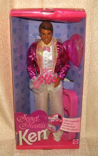 Vintage Mattel Secret Hearts Ken Doll #7988 1992 New in Box (LQQK)