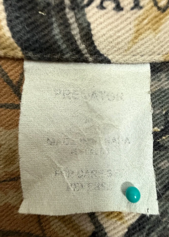 Vintage Predator Camouflage Shirt Jacket Long Sleeve Mens (L-XL) Hunting USA - Image 3 of 4