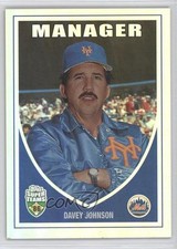 2002 Topps Super Teams Retrofractor 1762/1986 Davey Johnson #132 1q9