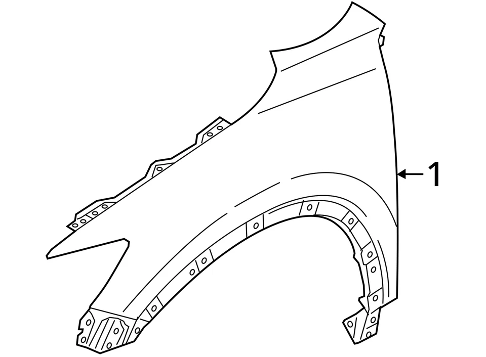 Mazda CX-5 2013-2016 conductor guardabarros delantero delantal panel izquierdo LH NUEVO KD53-52-211A Foto 4 de 4