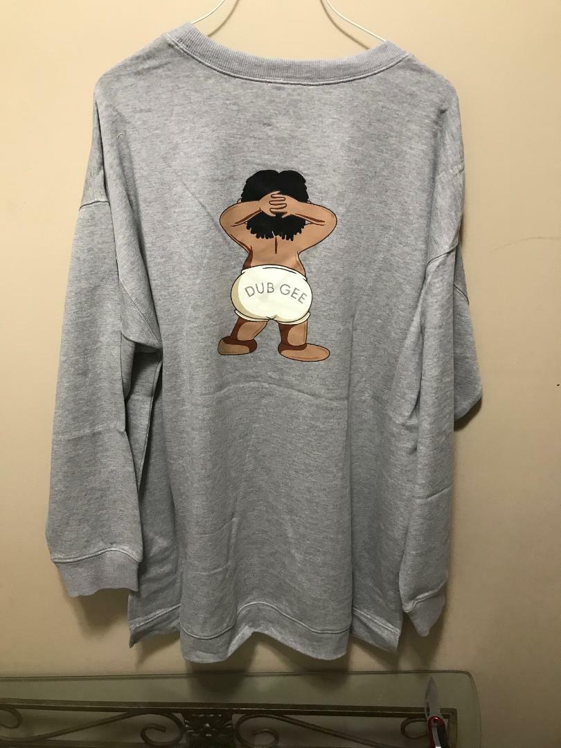 Dubgee by Whoopi Sweatshirt Grey LG