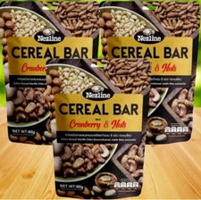 3x Grains Seeds Oatmeal Cranberry Nuts Snack Flavor Variety Vegan 80G Food Snack