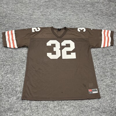 Vintage Cleveland Browns Jim Brown Jersey Mens 2XL Brown NFL Vintage Cleveland Browns Jim Brown Jersey Mens 2XL Brown NFL
