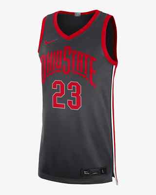 Nike College Dri-Fit Ohio State LeBron James Basketball Trikot DH7924-060 NBA M