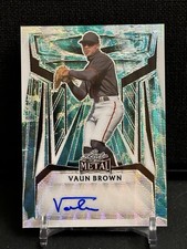 2023 LEAF METAL VAUN BROWN Water WAVE AUTO SSP /6 RC SF Giants